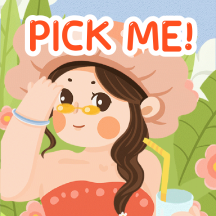 pick me为我加油吧动态表情包