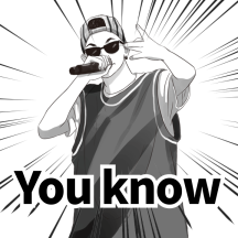 手绘写实新说唱人物嘻哈人物gif表情包