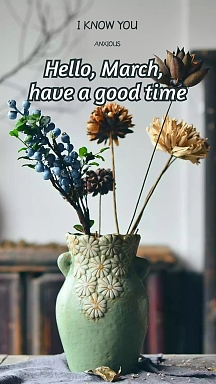 瓶子花瓶文艺手机海报