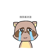 卡通兔子滞销老头流泪哭泣蓝色手绘搞笑表情包千库编辑原创元素尴尬笑