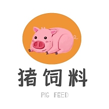 头像vip专享卡通手绘红色宠物logo猪设计企业商用猪可爱头像卡通粉