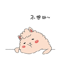 萌贱表情包趴桌子的羊驼
