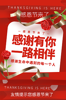 感谢有你一路相伴海报