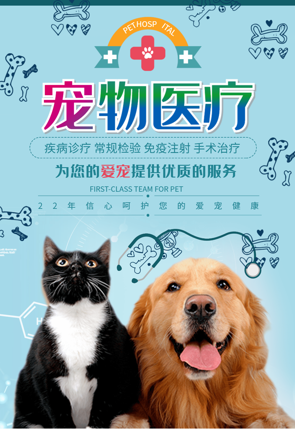 宠物医疗海报