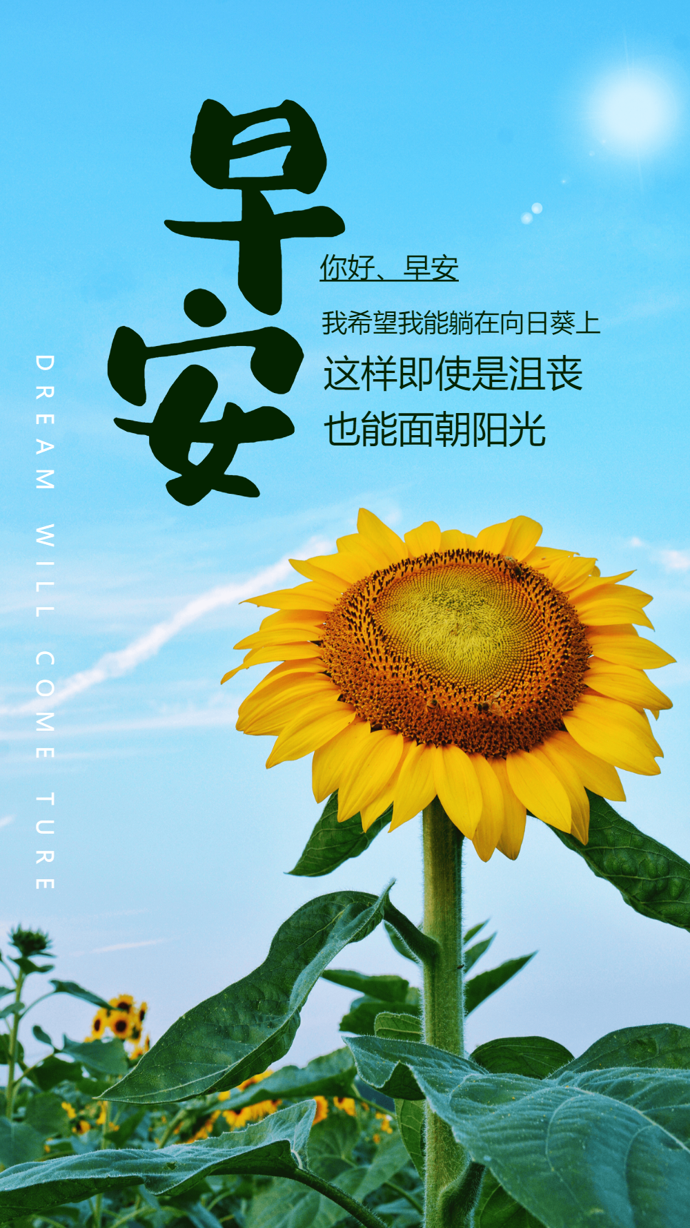 正能量早安图片